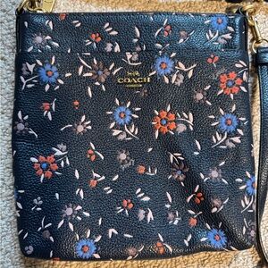 Coach Crossbody Bag with Floral Design